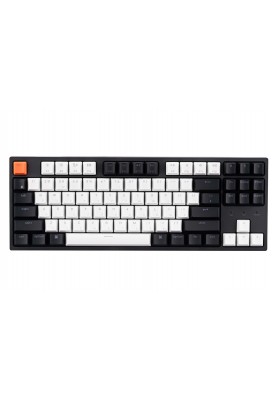 Keychron Клавіатура механічна C1 87Key, Gateron G Pro Blue, Hot-Swap, USB-A, EN/UKR, RGB, Black