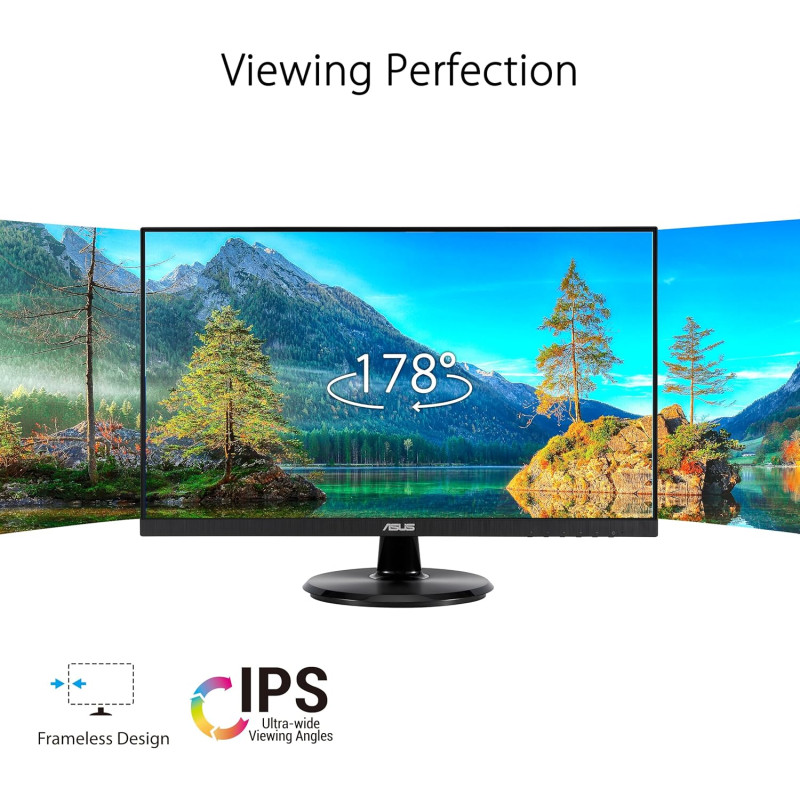 ASUS Монітор 27" VA27DQFR D-Sub, HDMI, DP, MM, IPS, 100Hz, 1ms, AdaptiveSync