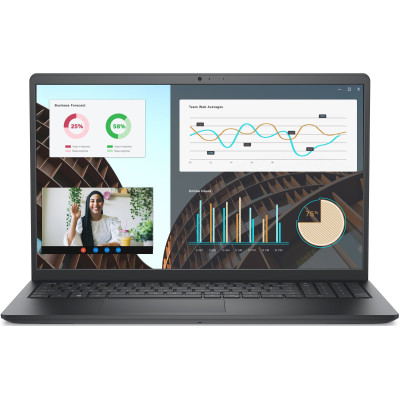 Dell Ноутбук Dell Vostro 3530 15.6" FHD AG, Intel i7-1355U, 16GB, F512GB, UMA, Lin, чорний