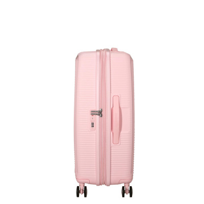 American Tourister Валіза American Tourister, Soundbox, поліпропілен, середня, 67см, 71.5/81л, TSA, 4 колеса, EXP, пастельно-рожевий