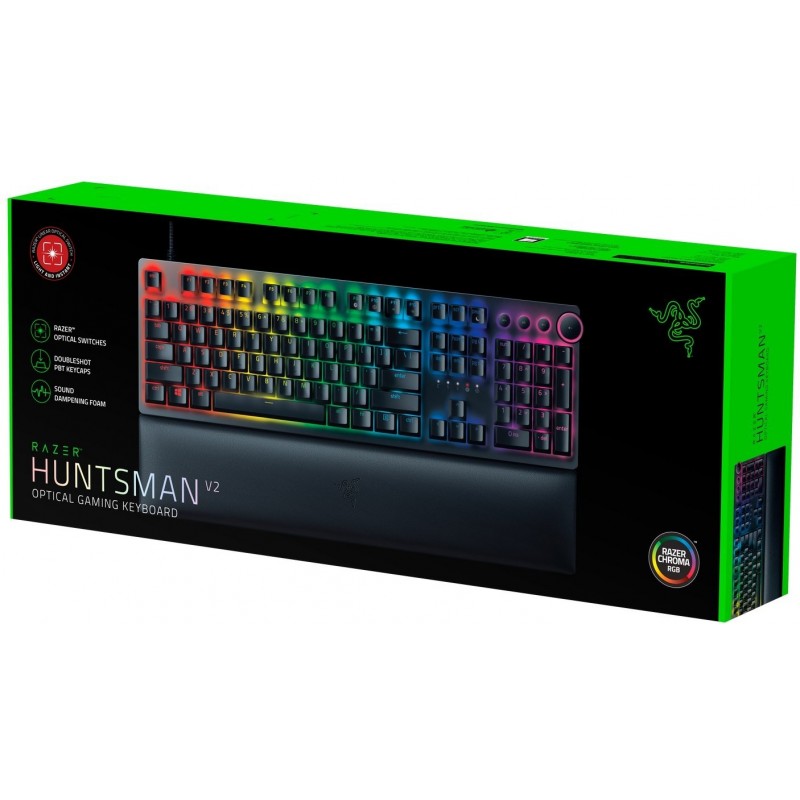 Razer Клавіатура ігрова Huntsman V2 Red Switch USB RU Black