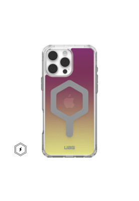 UAG Чохол для iPhone 16 Pro Max, Plyo Magsafe LE, Maroon/Yellow Ombre