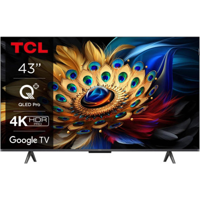 TCL Телевізор 43" QLED 4K 60Hz Smart Google TV Titan