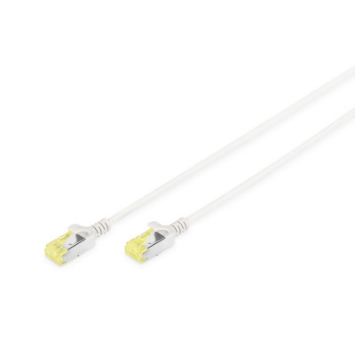 Digitus Патч-корд DIGITUS САТ 6A U-FTP, 10м, AWG 28/7, Cu, LSZH, Slim, сірий