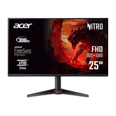 Acer Монітор Acer 24.5 Nitro VG250QF3bmiipx 2xHDMI, DP, MM, IPS, 320Hz, 1ms, FreeSync