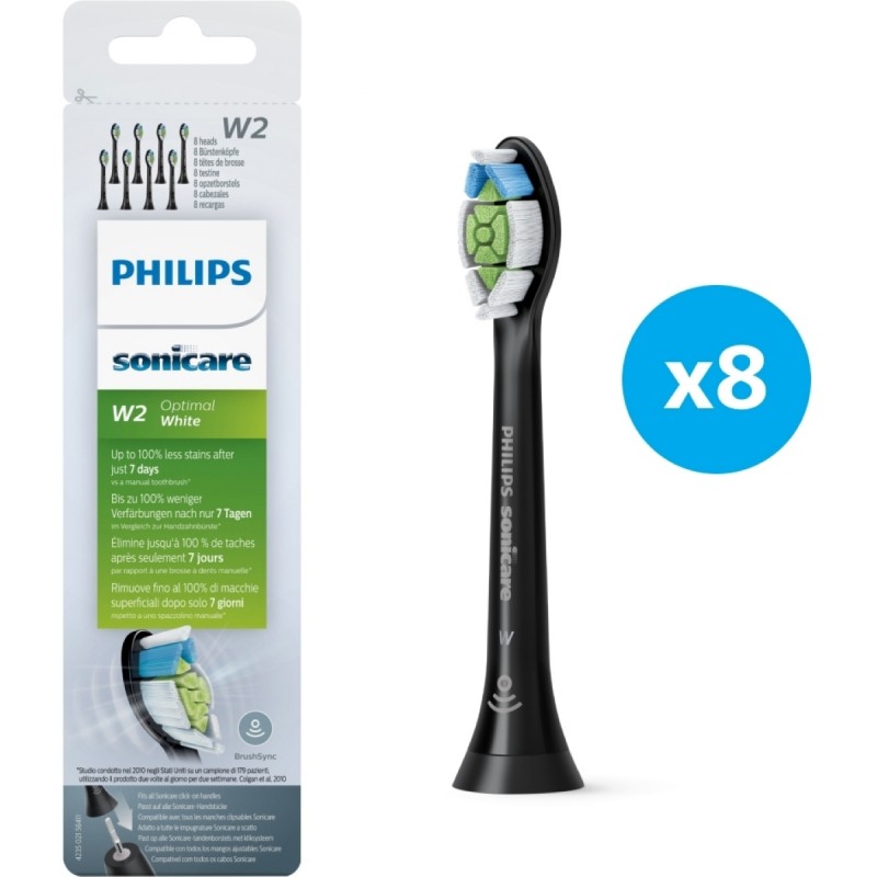 Philips Насадка для електричної зубної щітки Sonicare W2 Optimal White HX6068/13