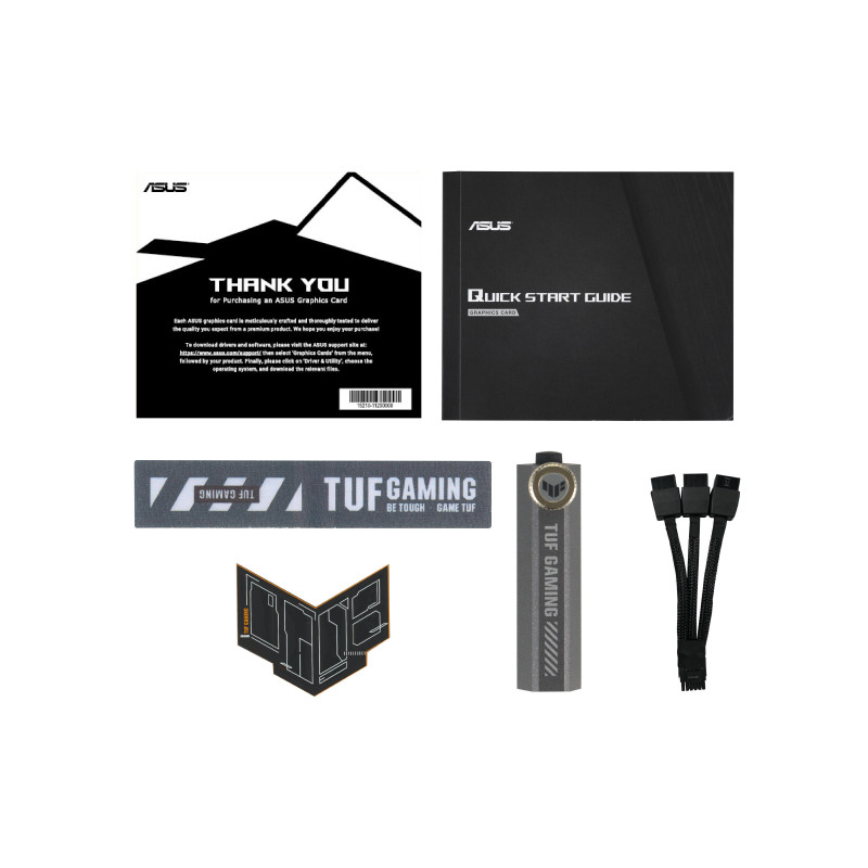 ASUS Відеокарта GeForce RTX 5070 TI 16GB GDDR7 OC TUF-RTX5070TI-O16G-GAMING