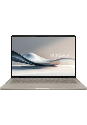 ASUS Ноутбук Zenbook A14 UX3407QA-QD202W 14" WUXGA OLED, Snapdragon X X1 26100, 16GB, F512GB, UMA, Win11, Бежевий