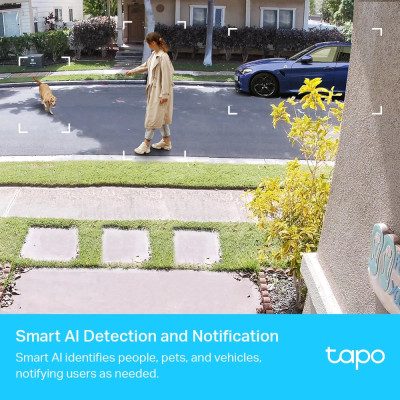 TP-Link Розумна бездротова система відеоспостереження, система з двома камерами Tapo C420 2MP N300 зовнішня