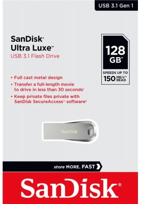 SanDisk Накопичувач 128GB USB 3.1 Ultra Luxe