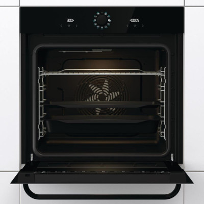Gorenje Духовий шафа електричний, 77л, A, пара, дисплей, макс.темпер.-300, чорний
