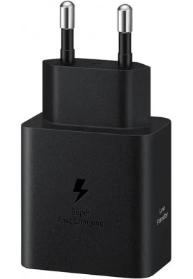 Samsung Зарядний пристрій 45Вт USB-С PD PPS, кабель USB-C > USB-C, 1.8м, чорний