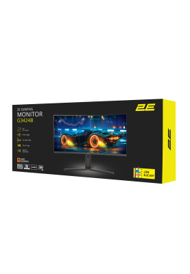 2E Gaming Монітор 34" G3424B 2xHDMI, DP, VA, 3440x1440, 180Hz, 1ms, NTSC 85%, CURVED, FreeSync, HAS