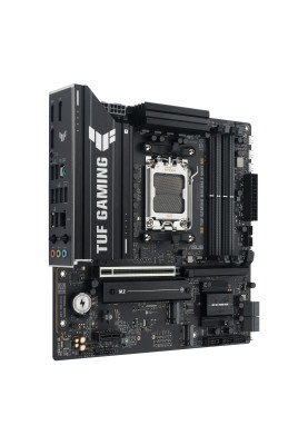 ASUS Материнська плата TUF GAMING B850M-E WIFI sAM5 B850 4xDDR5 M.2 HDMI DP WiFi BT mATX