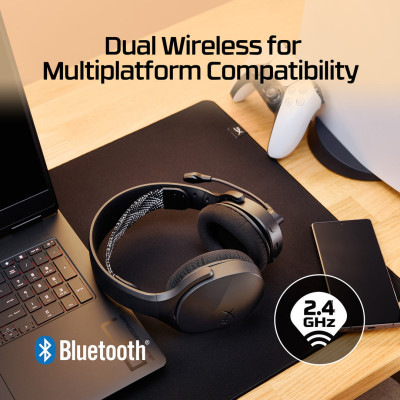 HyperX Гарнітура гравця Cloud Jet, WL/USB-A/USB-C, чорний