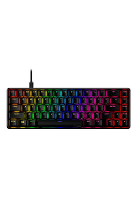 HyperX Клавіатура механічна Alloy Origins 65 67key, Red, USB-A, EN/UA, RGB, чорний