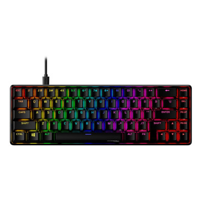 HyperX Клавіатура механічна Alloy Origins 65 67key, Red, USB-A, EN/UA, RGB, чорний