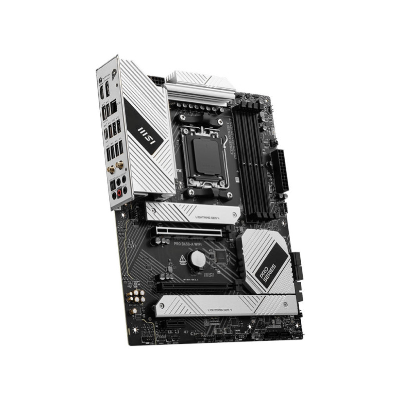 MSI Материнcька плата PRO B650-A WIFI sAM5 B650 4xDDR5 M.2 HDMI DP WiFi BT ATX