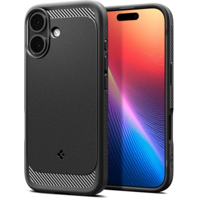 Spigen Чохол Spigen для iPhone 17, Rugged Armor MagFit, Matte Black