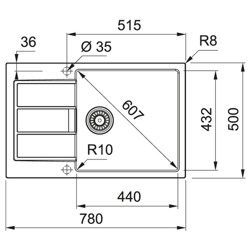 Franke Sirius 2.0 S2D 611-78 XL