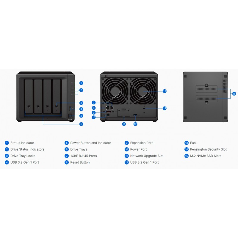 Synology Мережеве сховище NAS DS923+