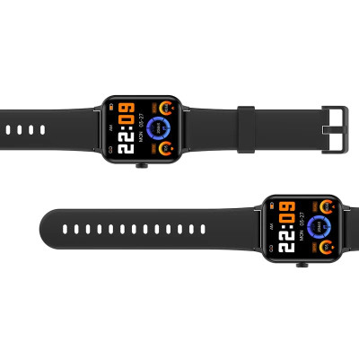 Blackview Смарт-годинник R30 44мм, 1.83", 240x284, TFT, BT 5.0, 384КБ, чорний