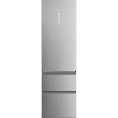 Haier Холодильник багатодверний, 205x59.5х65.7, холод.відд.-289л, мороз.відд.-125л, 3дв., А+, NF, інв., дисплей, зона нульова, cріблястий