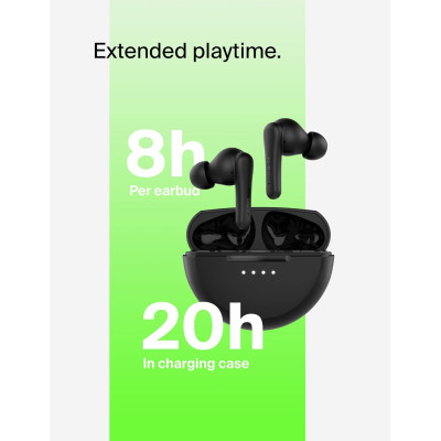Belkin Навушники TWS Soundform Rhythm True Wireless, чорний