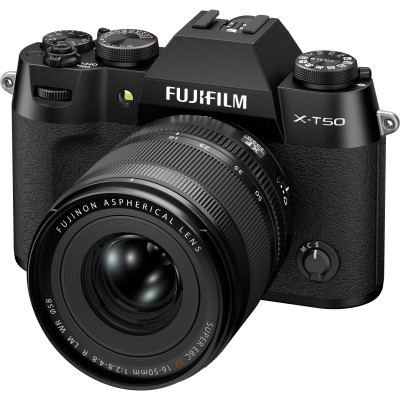 Fujifilm Цифр. фотокамера X-T50 + XF16-50mmF2.8-4.8 R LM WR Kit Black