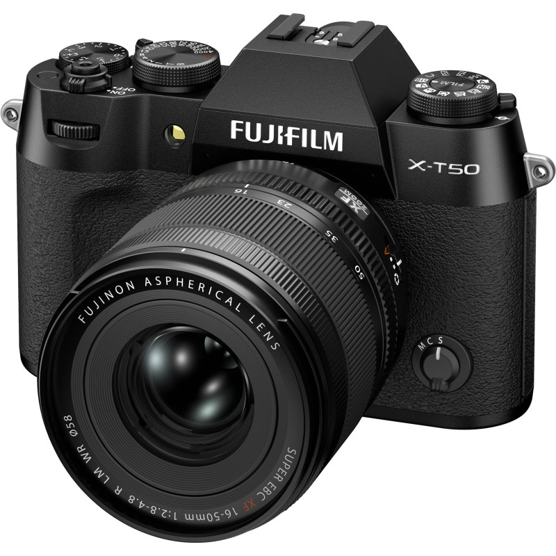 Fujifilm Цифр. фотокамера X-T50 + XF16-50mmF2.8-4.8 R LM WR Kit Black