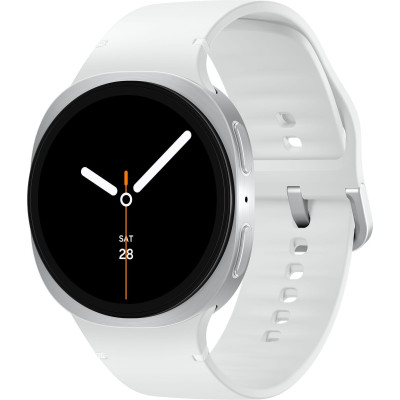 Samsung Смарт-часи Galaxy Watch 8 44мм (L330) 1.47", 480x480, sAMOLED, BT 5.3, NFC, 2/32ГБ, сріблястий