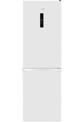 Gorenje Холодильник з нижн. мороз., 185х60х60см, 2 дв., Х- 207л, М- 93л, A+, NoFrost Plus, Fresh zone, дисплей, білий