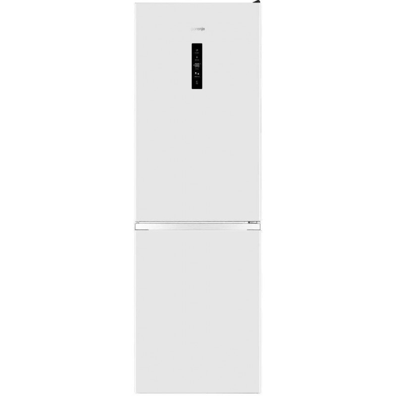 Gorenje Холодильник з нижн. мороз., 185х60х60см, 2 дв., Х- 207л, М- 93л, A+, NoFrost Plus, Fresh zone, дисплей, білий