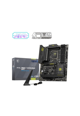 MSI Материнcька плата MAG B860 TOMAHAWK WIFI s1851 B860 4xDDR5 M.2 HDMI DP WiFi BT ATX