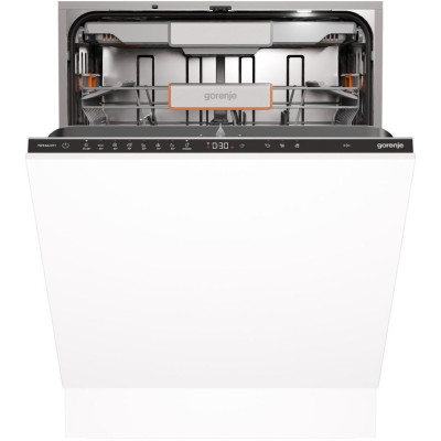 Gorenje Посудомийна машина вбудовувана, 16компл., A+++, 60см, інвертор, Wi-Fi, AquaStop, сенсорн.упр, 3і кошики, білий