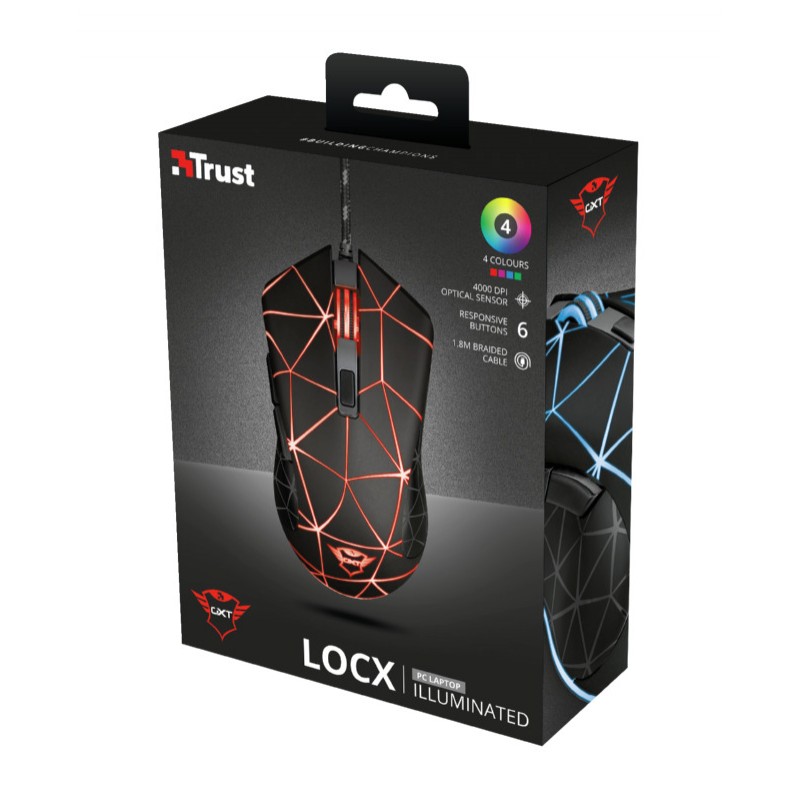 Trust GXT133 LOCX MOUSE BLACK