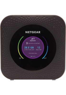NETGEAR Мобільний маршрутизатор MR1100 Nighthawk M1, 4G LTE, 1Gbps, 1xGE LAN, WiFi5, 1xUSB-C, 1xUSB 2.0, 2xTS-9