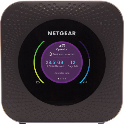 NETGEAR Мобільний маршрутизатор MR1100 Nighthawk M1, 4G LTE, 1Gbps, 1xGE LAN, WiFi5, 1xUSB-C, 1xUSB 2.0, 2xTS-9