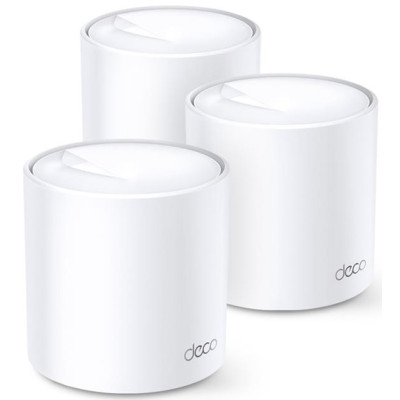 TP-Link Маршрутизатор DECO X60 1PK AX3000 1xGE LAN 1xGE WAN MU-MIMO OFDMA MESH