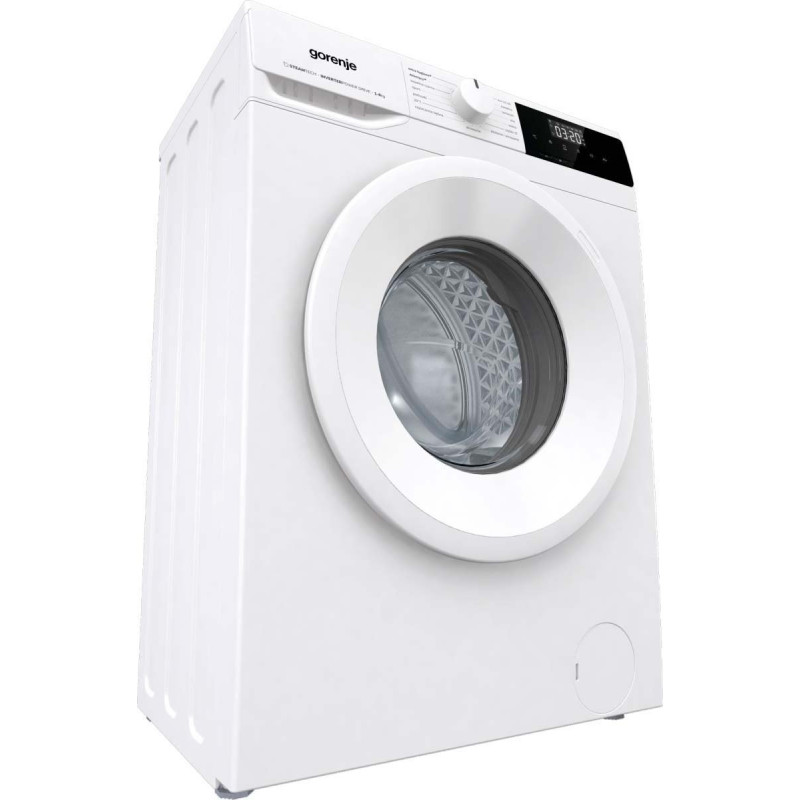 Gorenje Пральна машина фронтальна, 6кг, 1000, C, 43.5см, дисплей, пар, інвертор, білий