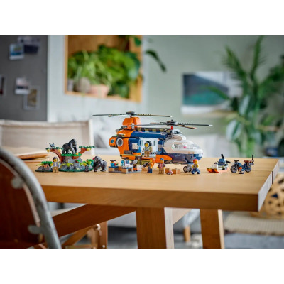 LEGO Конструктор City Вертоліт у базовому таборі для дослідження джунглів