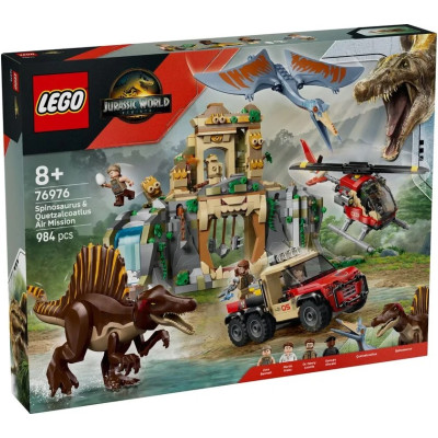 LEGO Конструктор LEGO Jurassic World Повітряна місія зі спинозавром і кетцалькоатлем