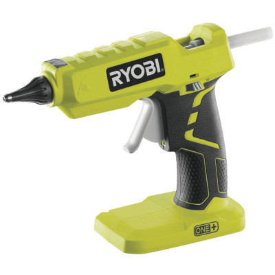 Ryobi Пістолет клейовий ONE + R18GLU-0 акумуляторний, 11 мм, Dсопла 3 мм, 18В, solo (без АКБ і ЗУ)