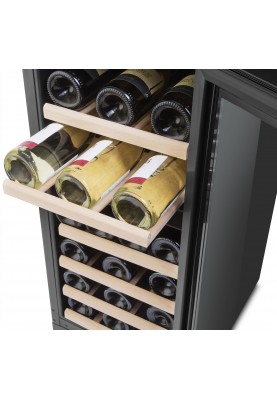 Philco Холодильник для вина, 86 х 38 х 57, холод.відд.-85л, зон - 2, бут-32, диспл, підсвітка, чорний