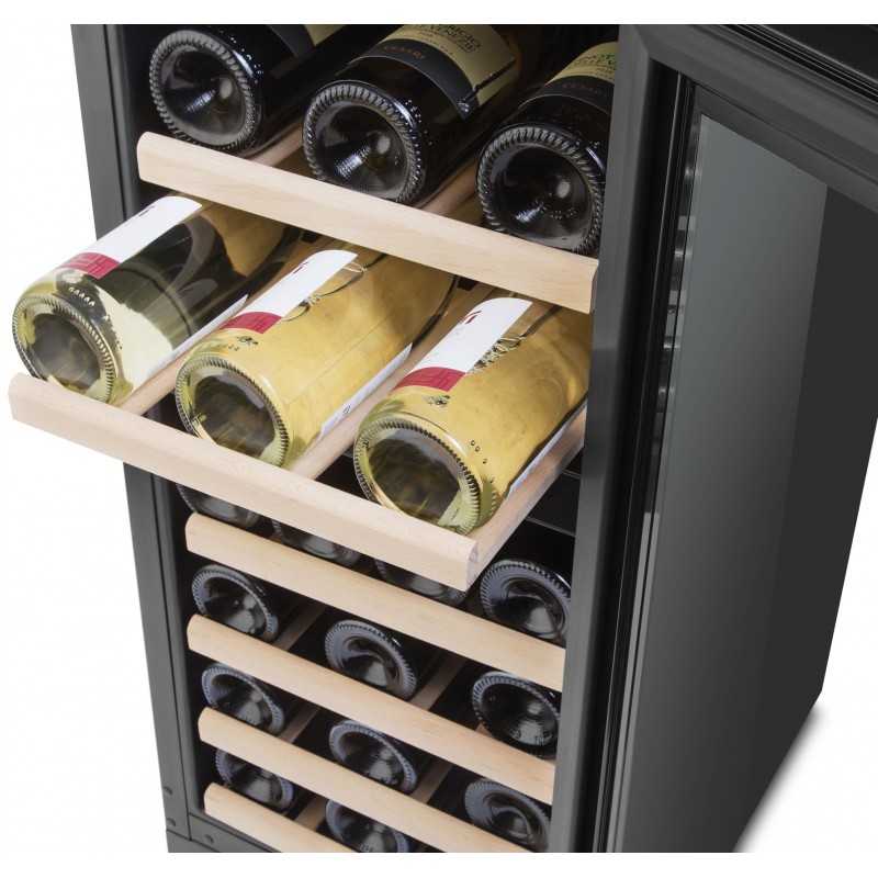 Philco Холодильник для вина, 86 х 38 х 57, холод.відд.-85л, зон - 2, бут-32, диспл, підсвітка, чорний