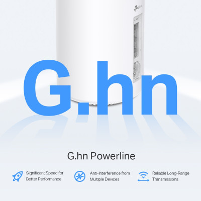 TP-Link Система WiFi-Mesh Deco PX50 AX3000, 3xGE LAN/WAN, 2 моди, Powerline G1500
