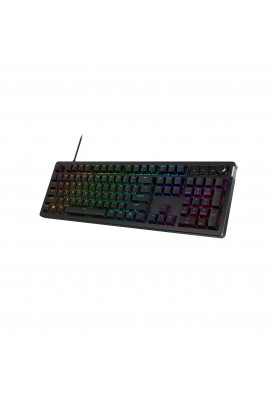 HyperX Клавіатура механічна Alloy Rise 106key, Red, USB-A, EN/UA, RGB, чорний