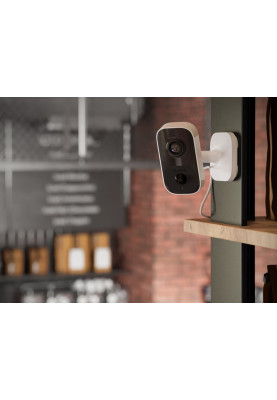 Ajax Камера відеоспостереження IndoorCam, внутрішня, 4мп, 110° вертикальний 60° горизонтальний, іч 8м, штучний інтелект, wi-fi, біла