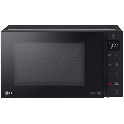 LG Мікрохвильова піч, 23л, електрон. керування, 1000Вт, гриль, дисплей, чорний