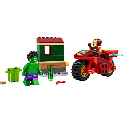 LEGO Конструктор Marvel Залізна Людина на мотоциклі Галк